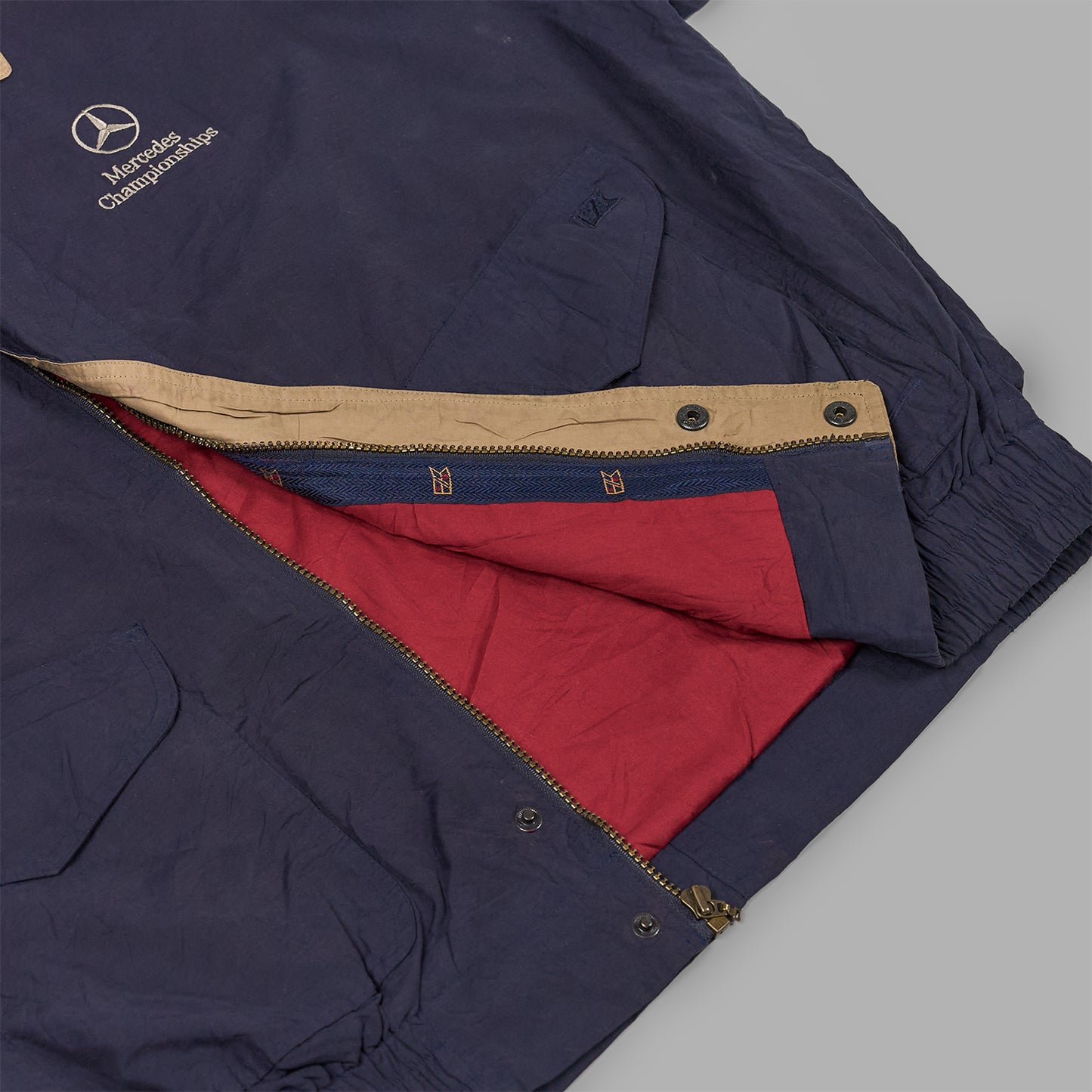 Mercedes Benz zip up jacket|"90s CUTTER&BUCK"