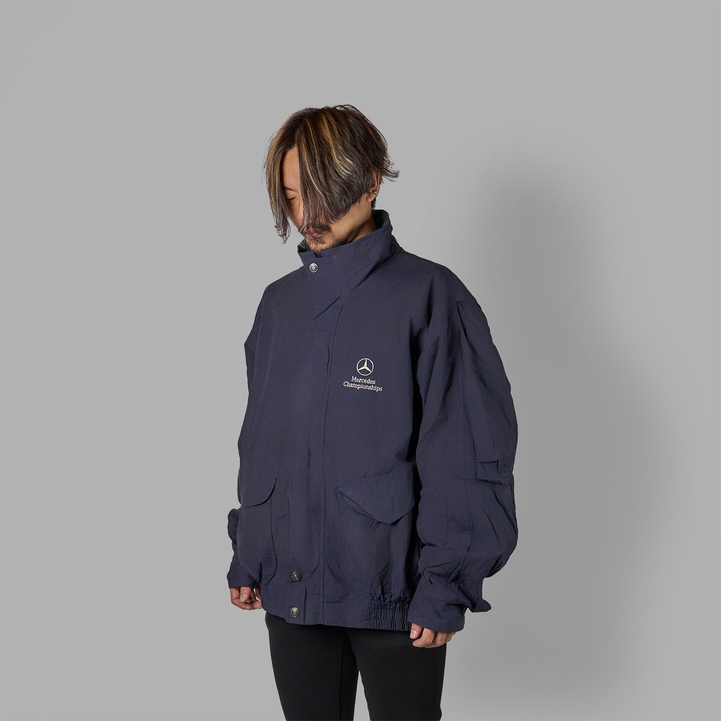 Mercedes Benz zip up jacket|"90s CUTTER&BUCK"