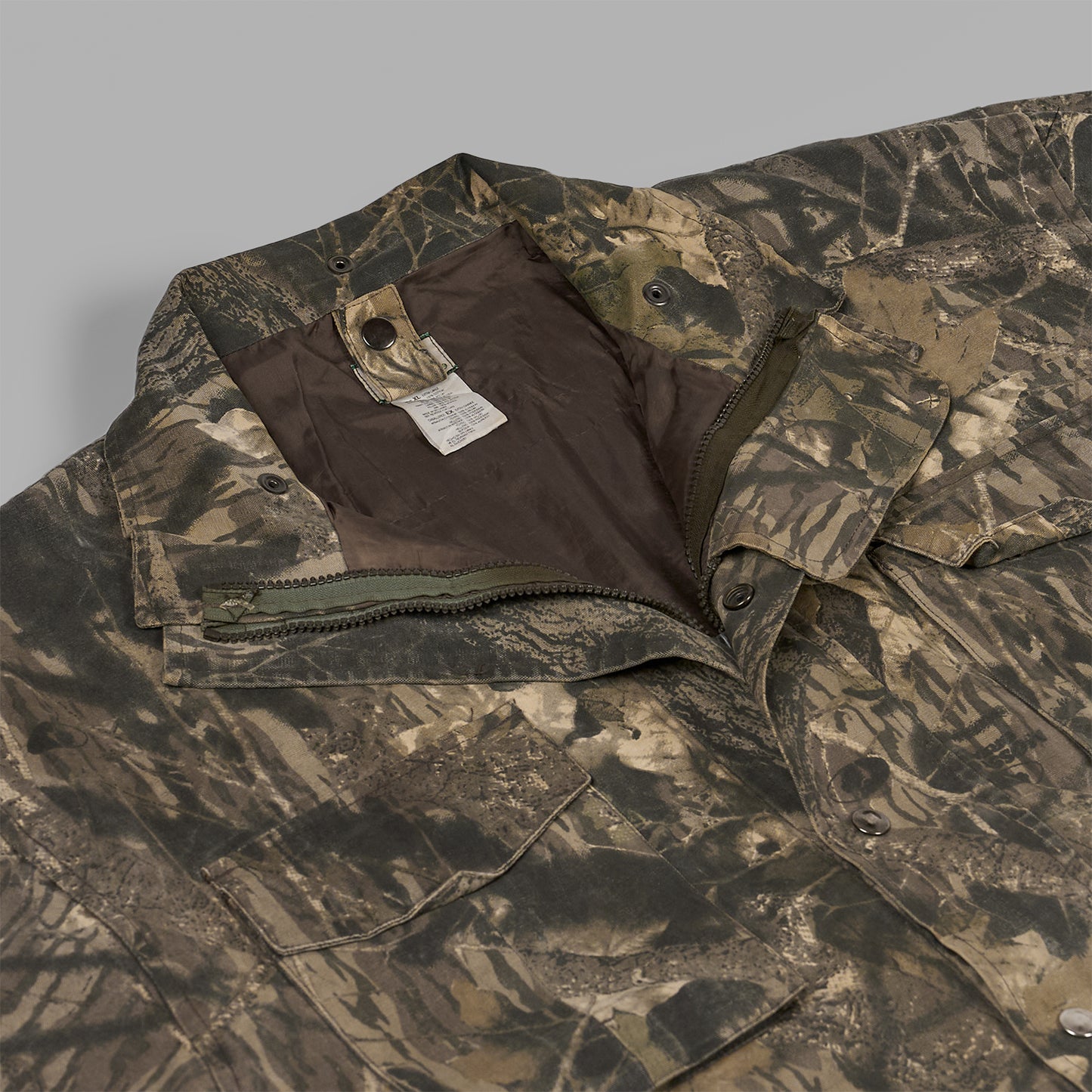 real tree cotton jacket|"OZARK TRAIL"