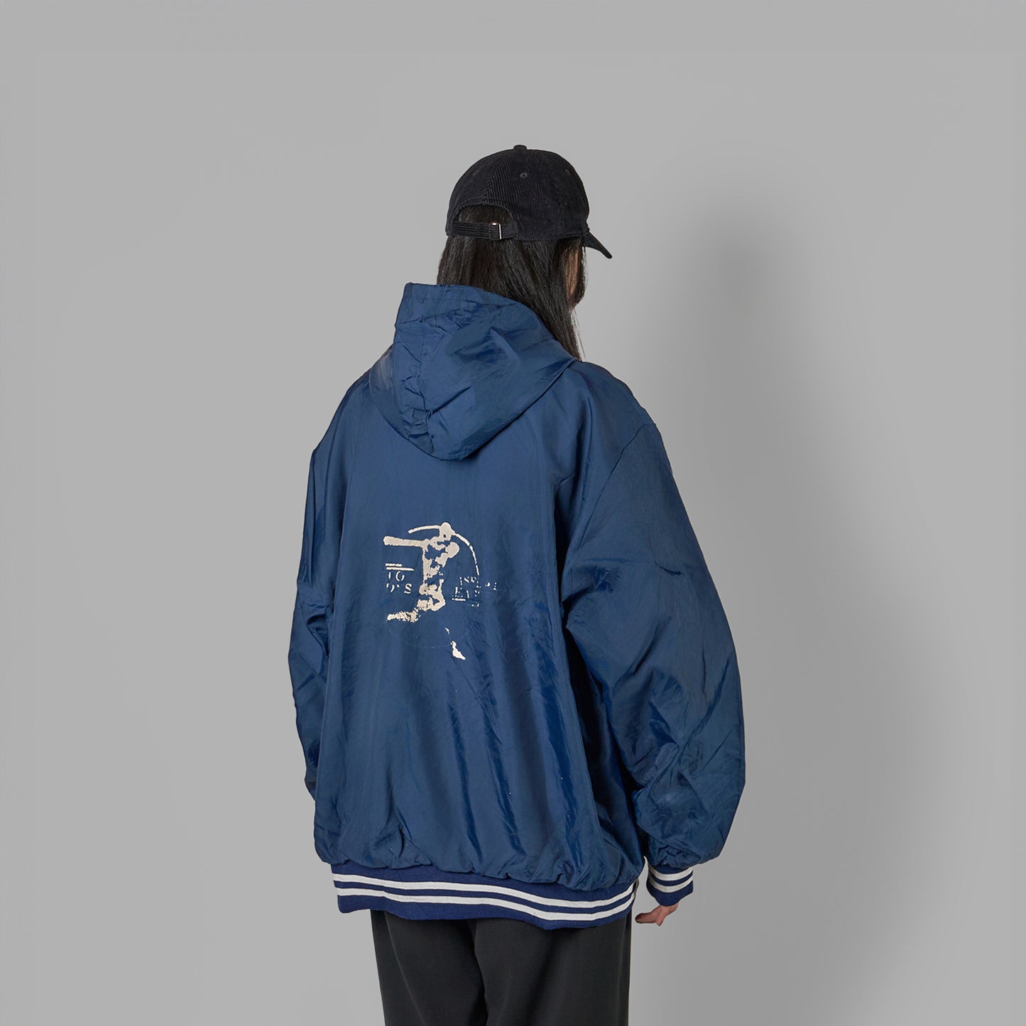 half zip stadium jacket USA 製|"90s HARTWELL"