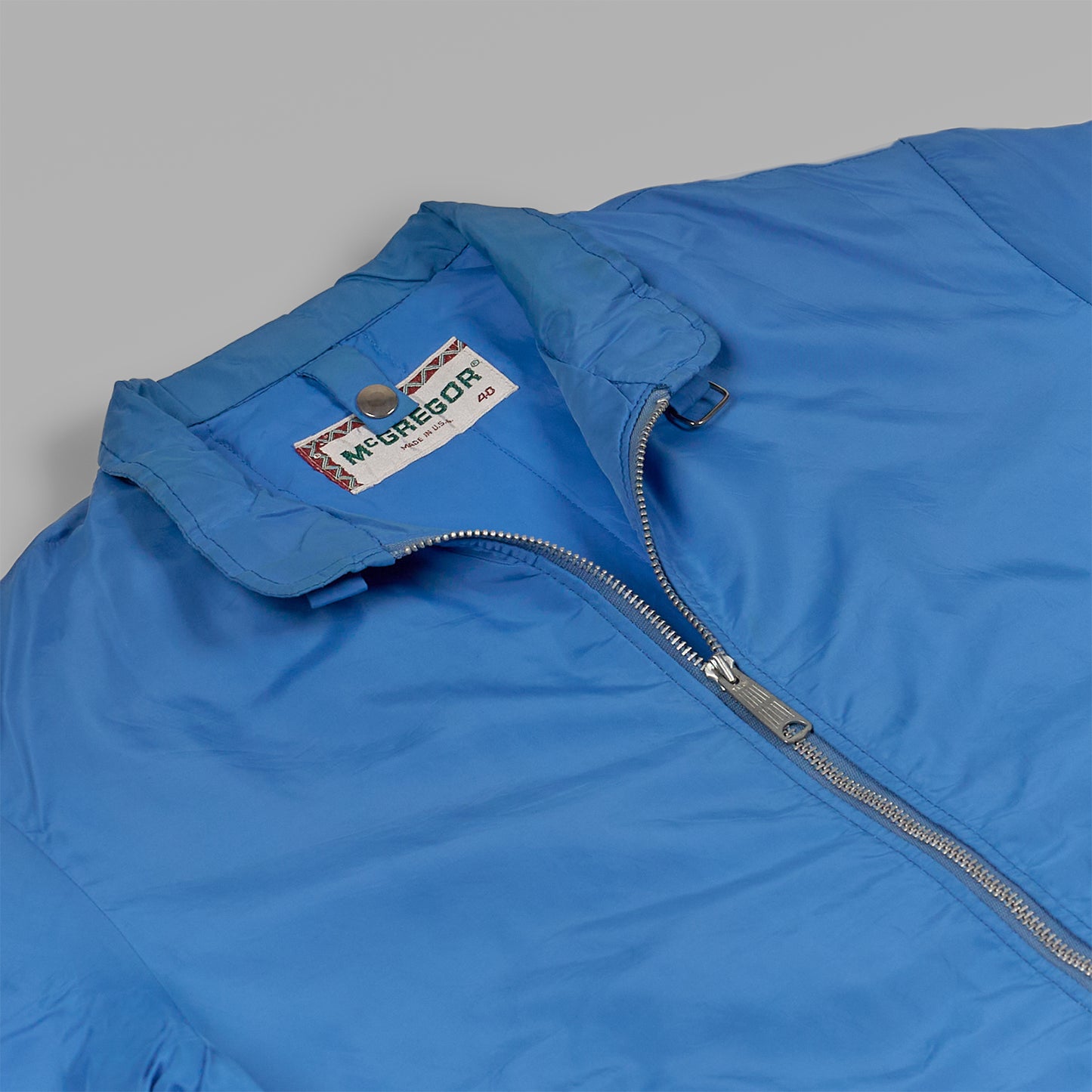 nylon racing jacket 中綿入|"70s McGREGOER"