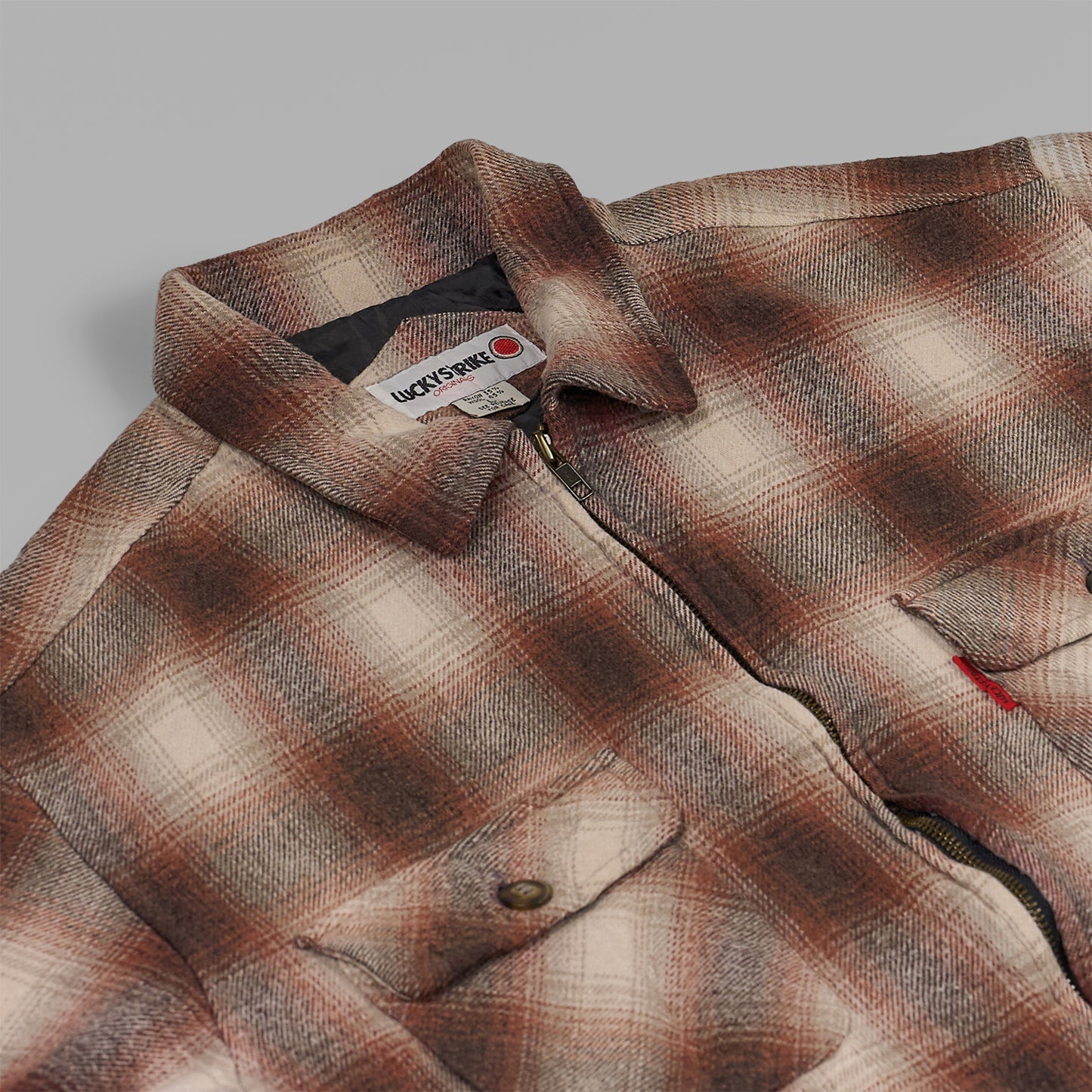 オンブレ zip up jacket|"LUCKY STRIKE"