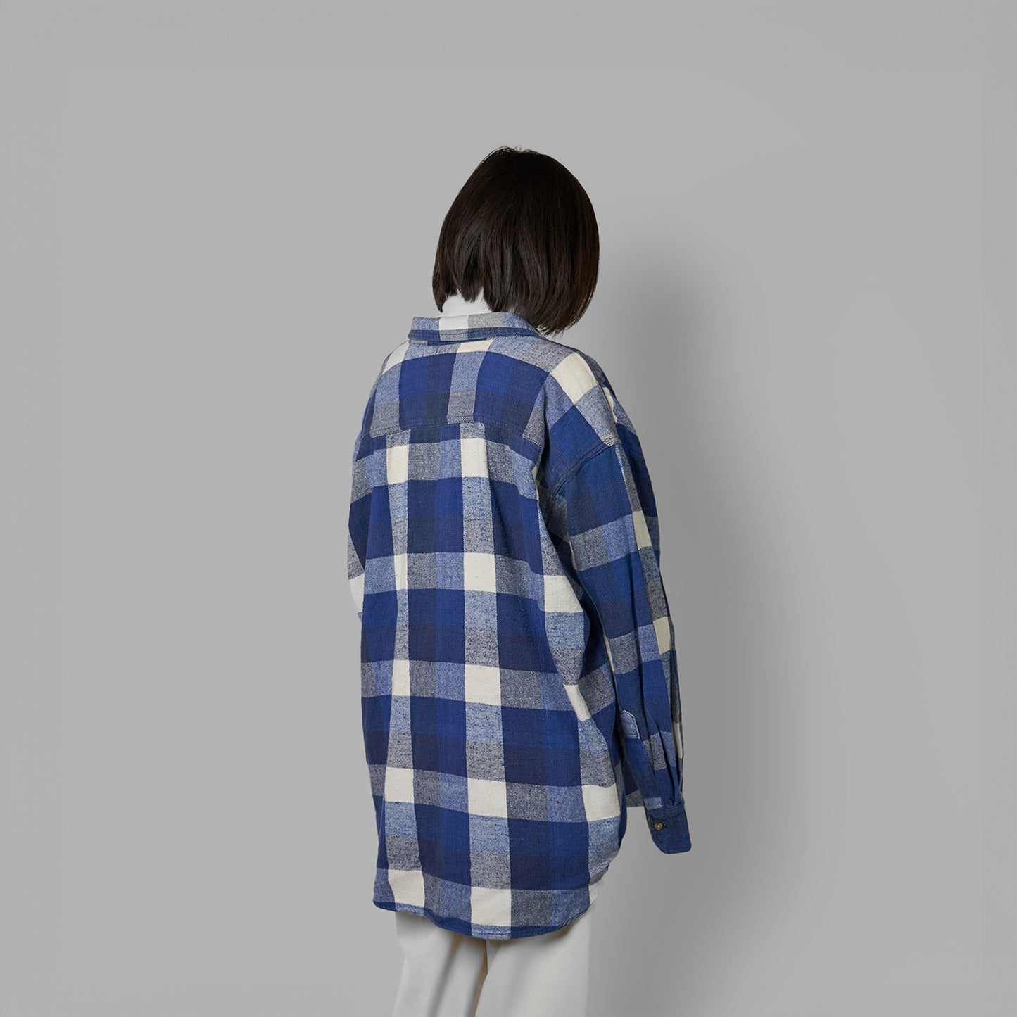 l/s block check flannel shirt|"90s NorthCrest"