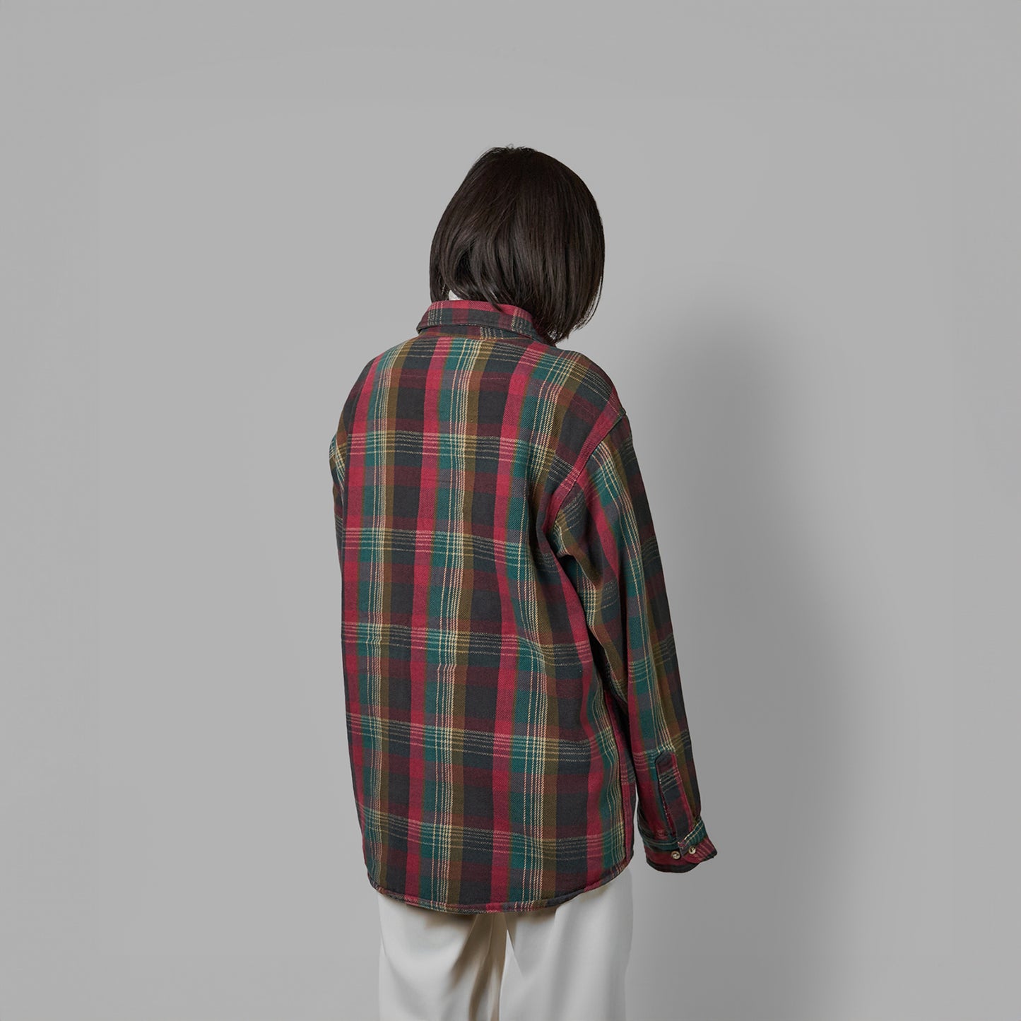 l/s flannel shirt|"90s FIELD STREAM"