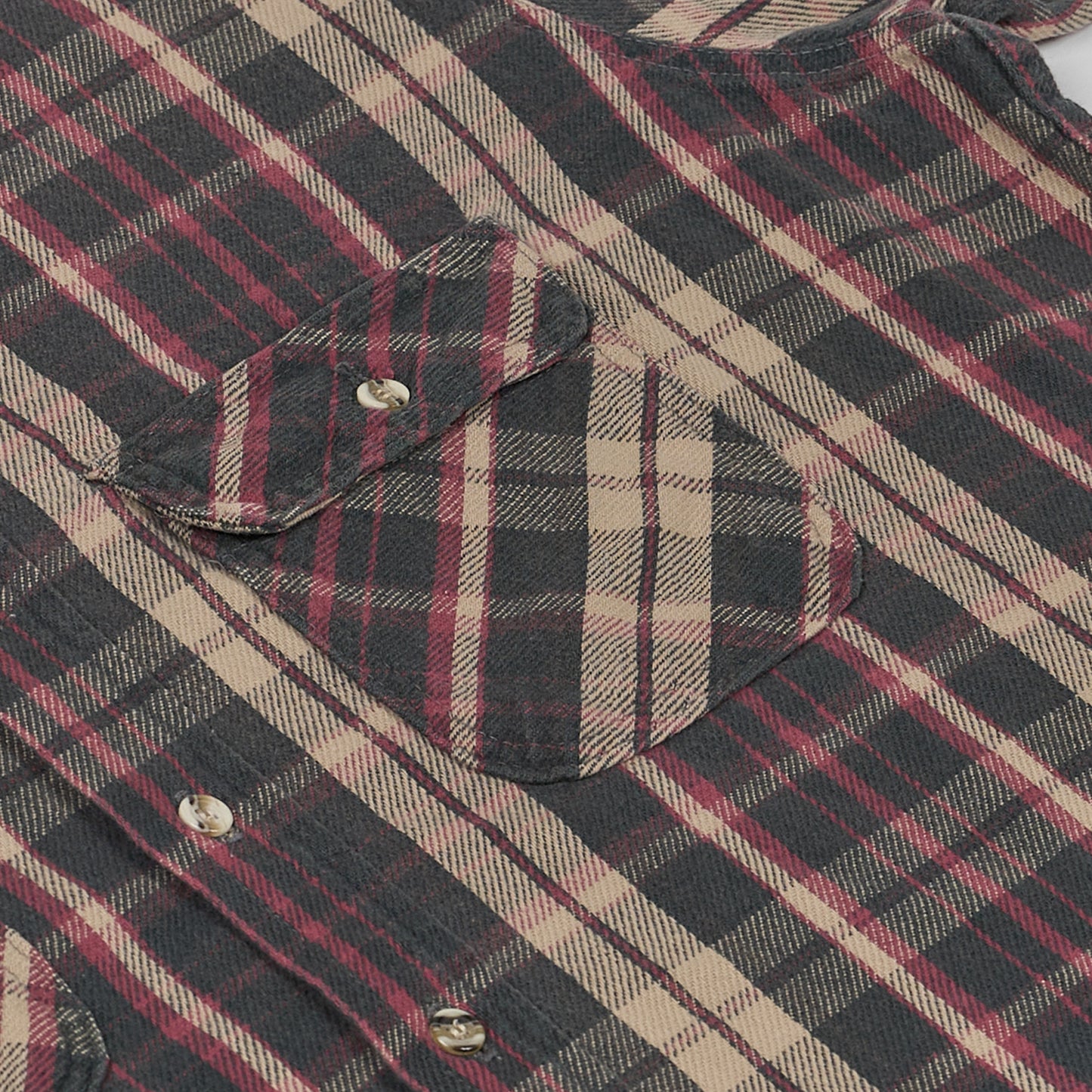 l/s flannel shirt|"90s VAN HAUSEN"