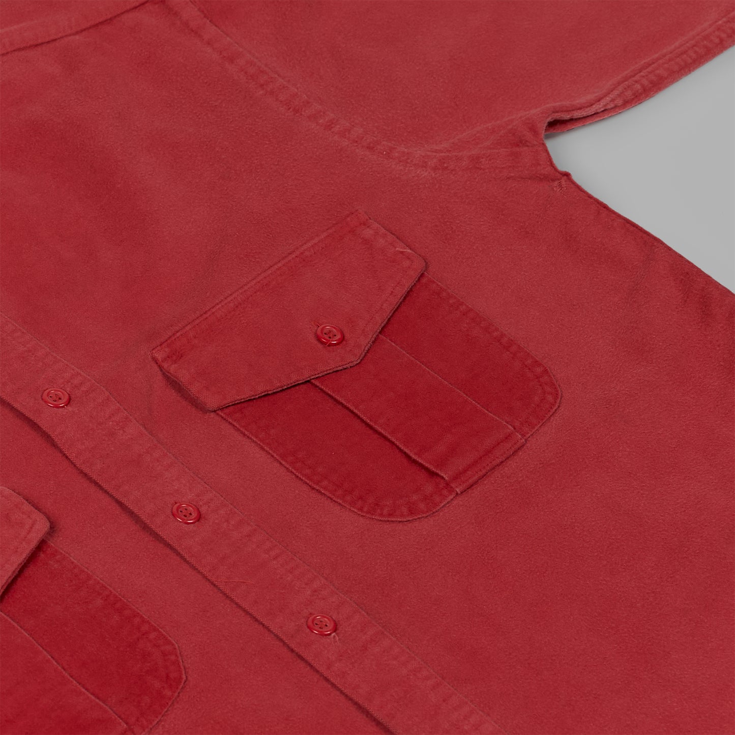 l/s chamois shirt|"80s Eddie Bauer"