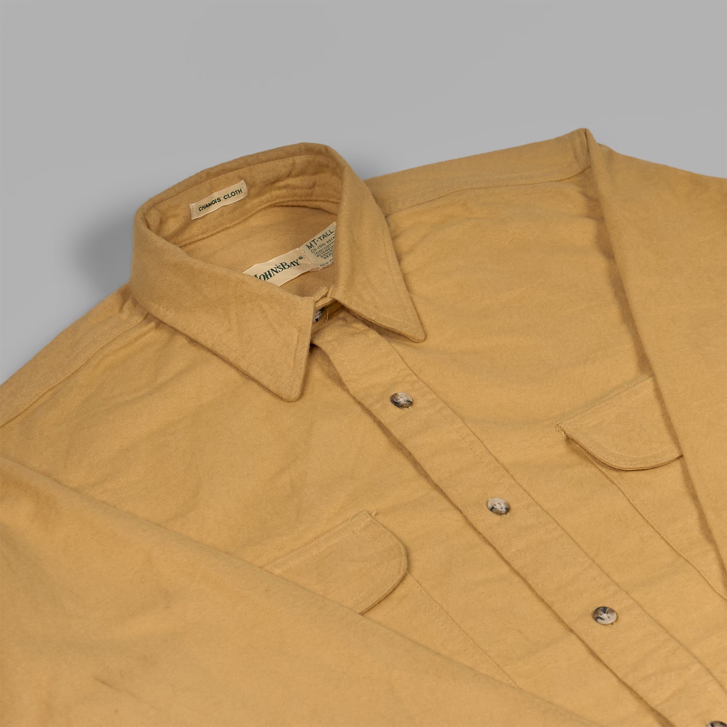 l/s chamois shirt|"80s STJOHNSBAY"