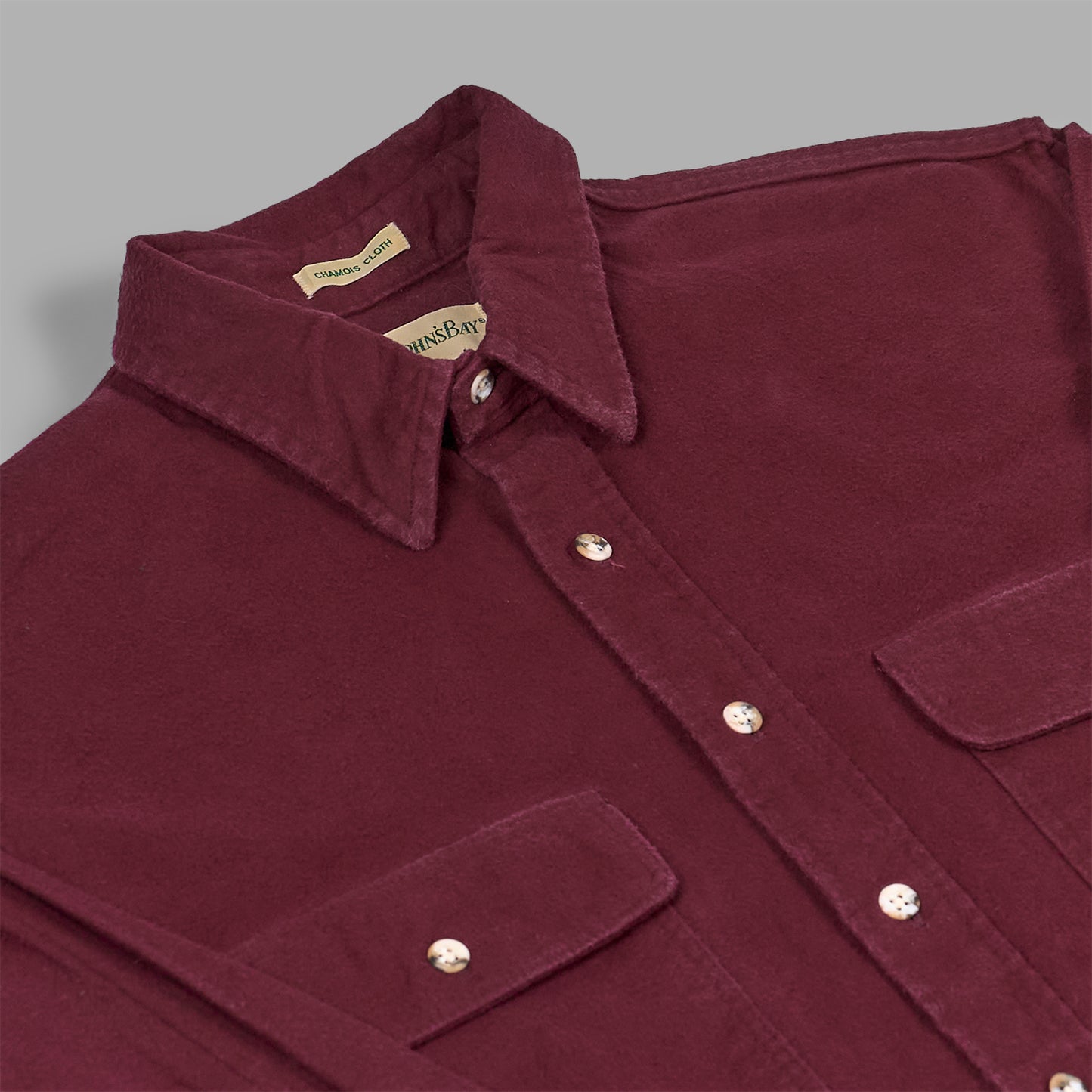 l/s chamois shirt USA製|"80s STJOHNSBAY"