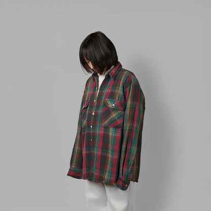l/s flannel shirt｜"90s FIELD STREAM"
