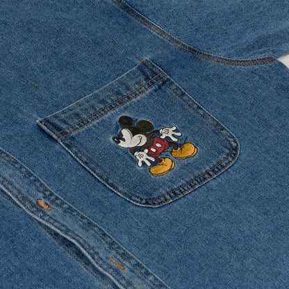 Mickey l/s denim shirt｜"90s Disney"