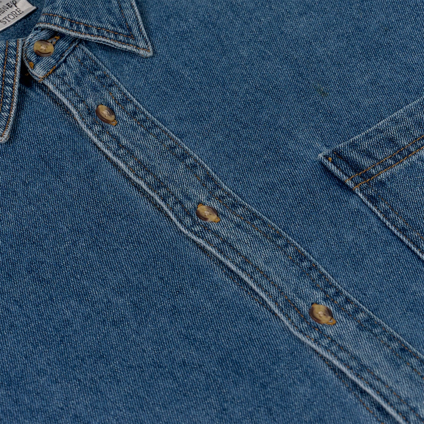 Mickey l/s denim shirt｜"90s Disney"