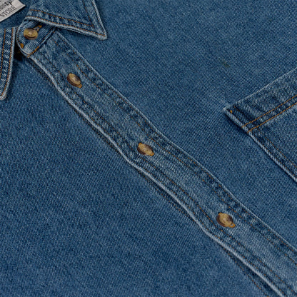 Mickey l/s denim shirt｜"90s Disney"