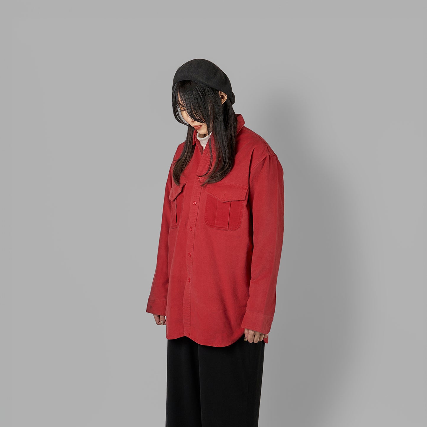 l/s chamois shirt｜"80s Eddie Bauer"